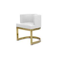 Meridian Customer Chair - Gold Leg