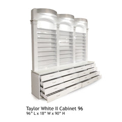 Taylor/ Bellagio White II Cabinet 96