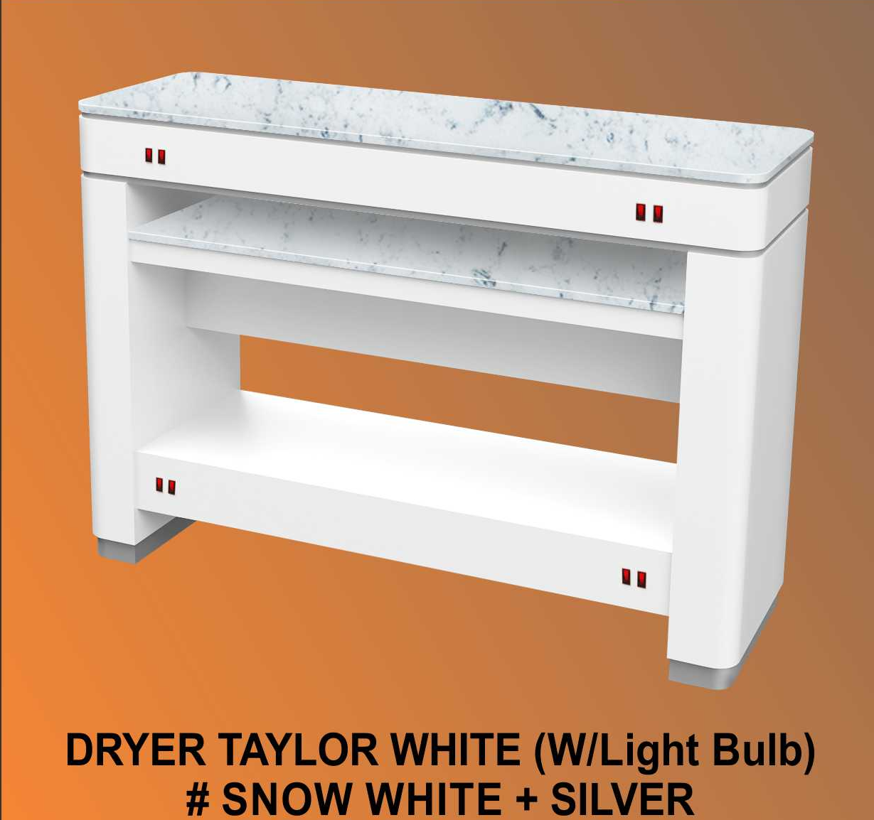 Taylor White Dryer Table - JT