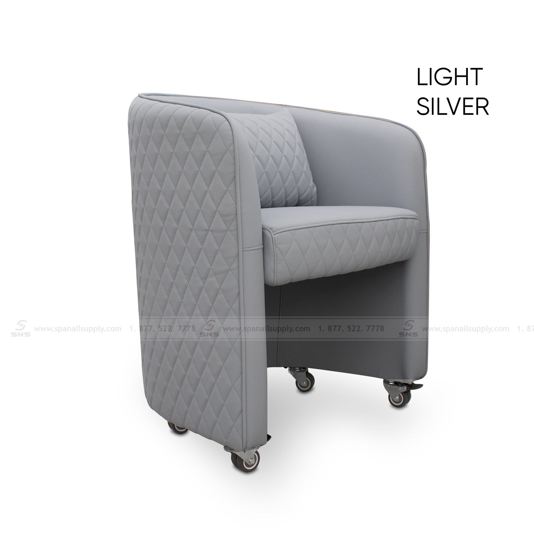 Adele Customer Chair Light Silver