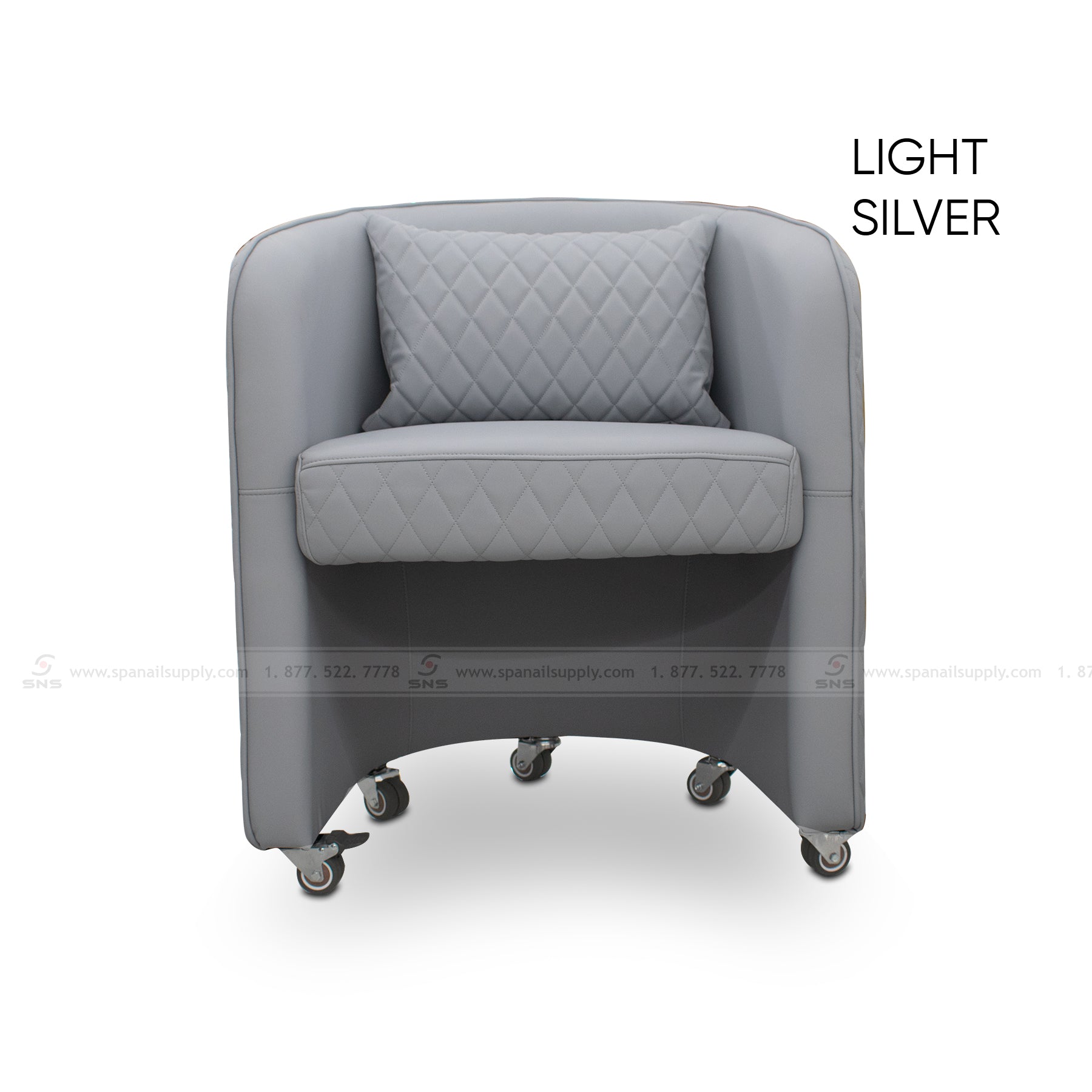 Adele Customer Chair Light Silver