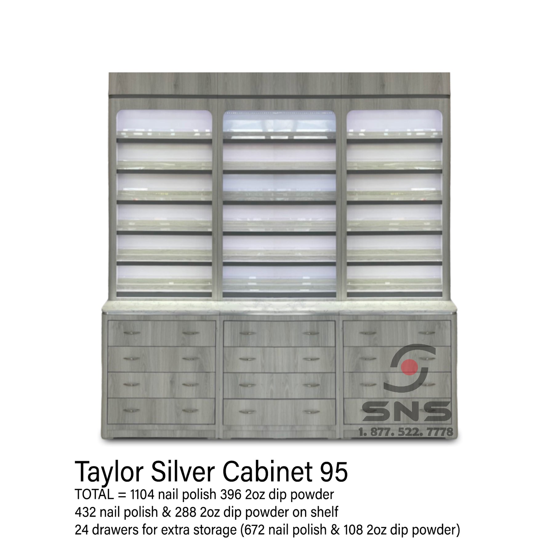 Taylor Silver Cabinet 95