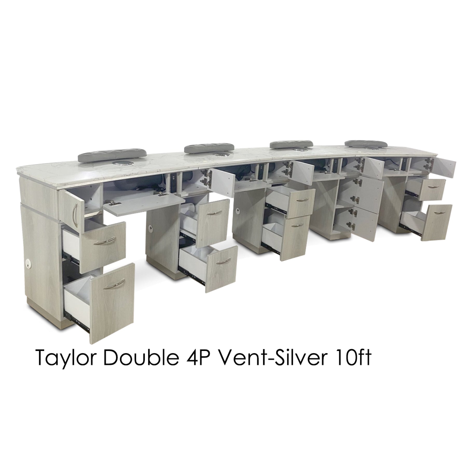 Taylor Double 4P curve Vent - Silver