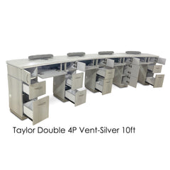 Taylor Double 4P curve Vent - Silver