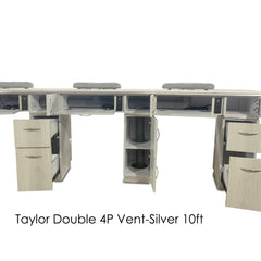 Taylor Double 4P curve Vent - Silver