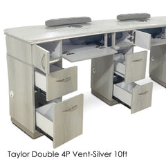 Taylor Double 4P curve Vent - Silver