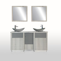 Taylor 3 Double Sink - sink on top
