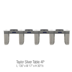 Taylor Table 4 persons - Silver