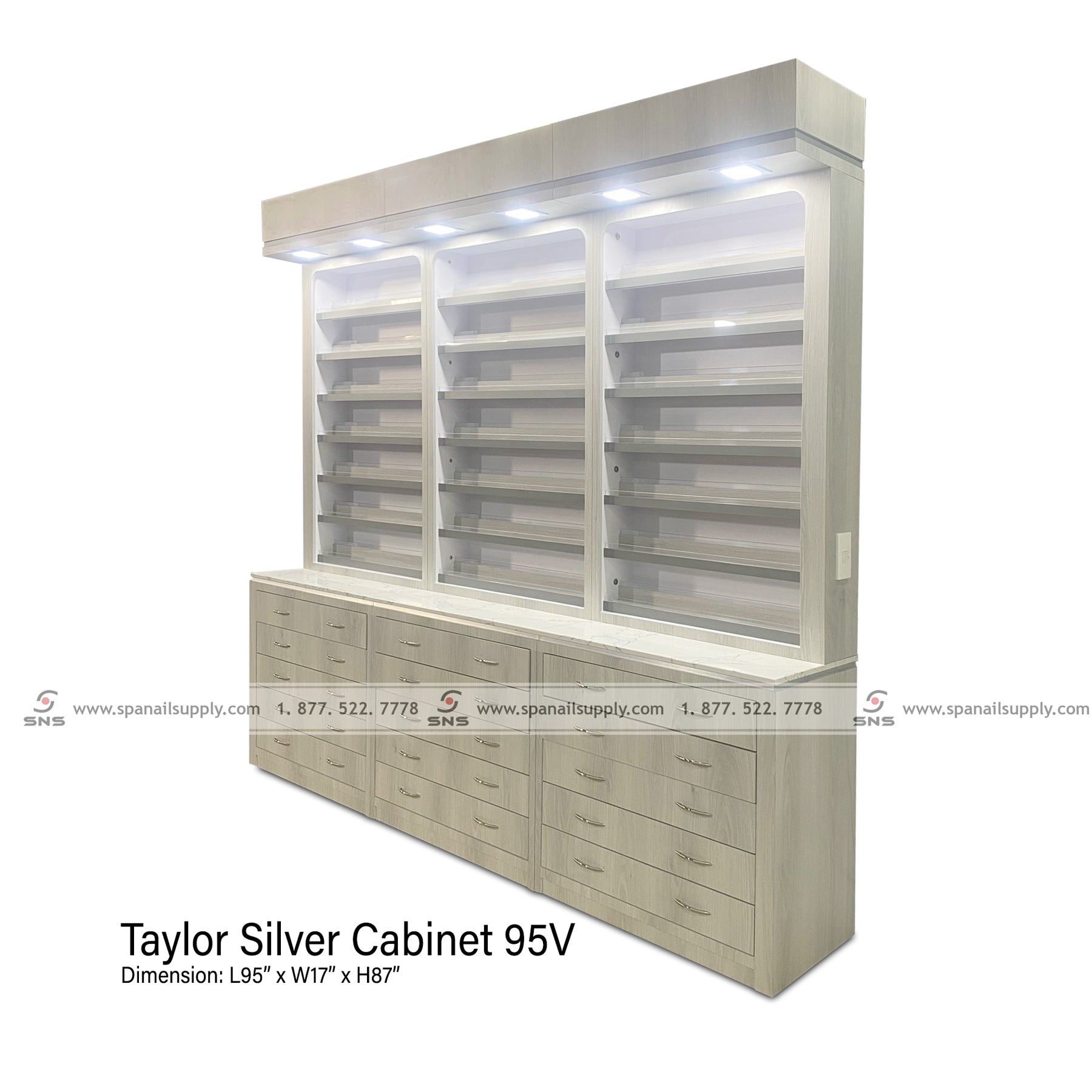 Taylor Silver Cabinet 95V