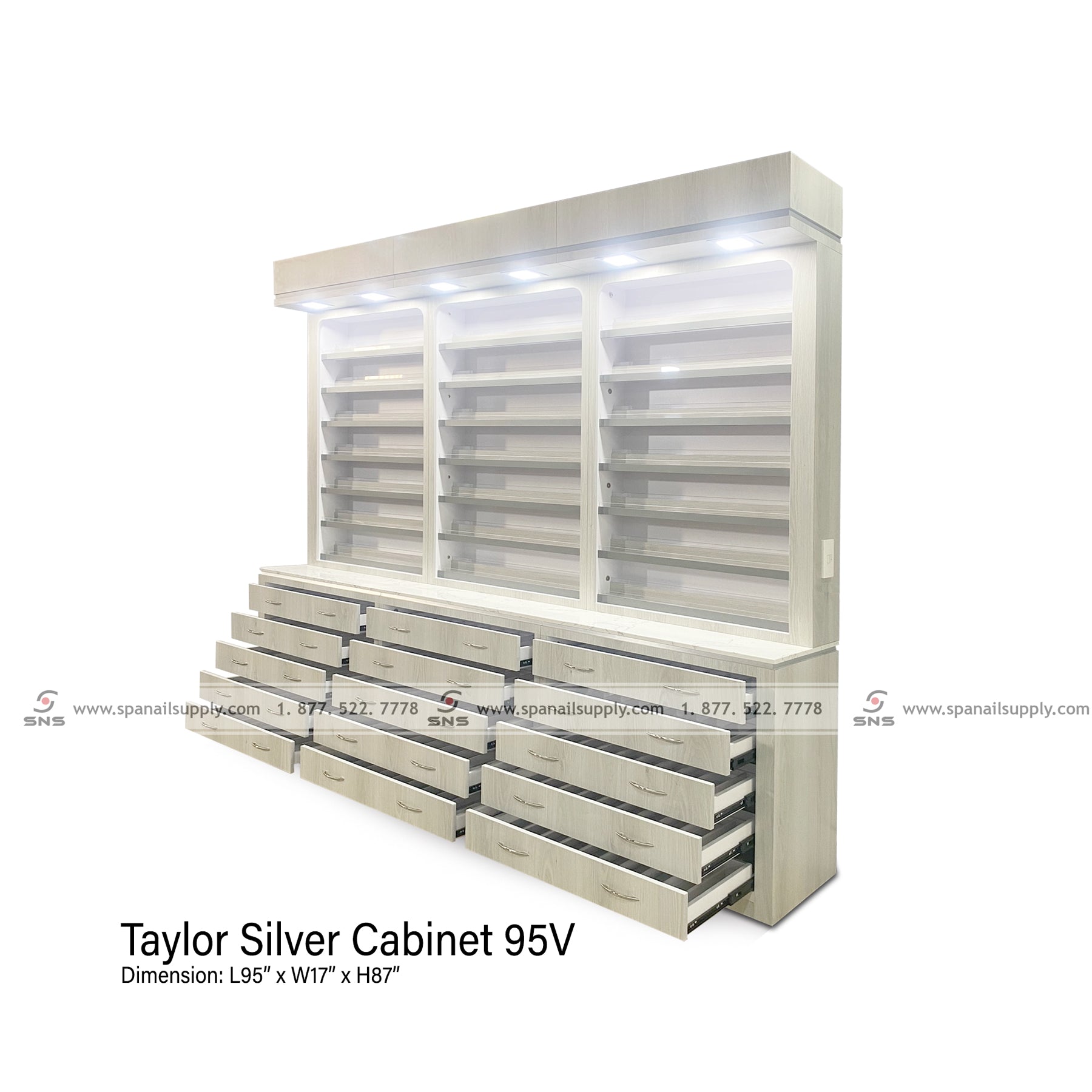 Taylor Silver Cabinet 95V