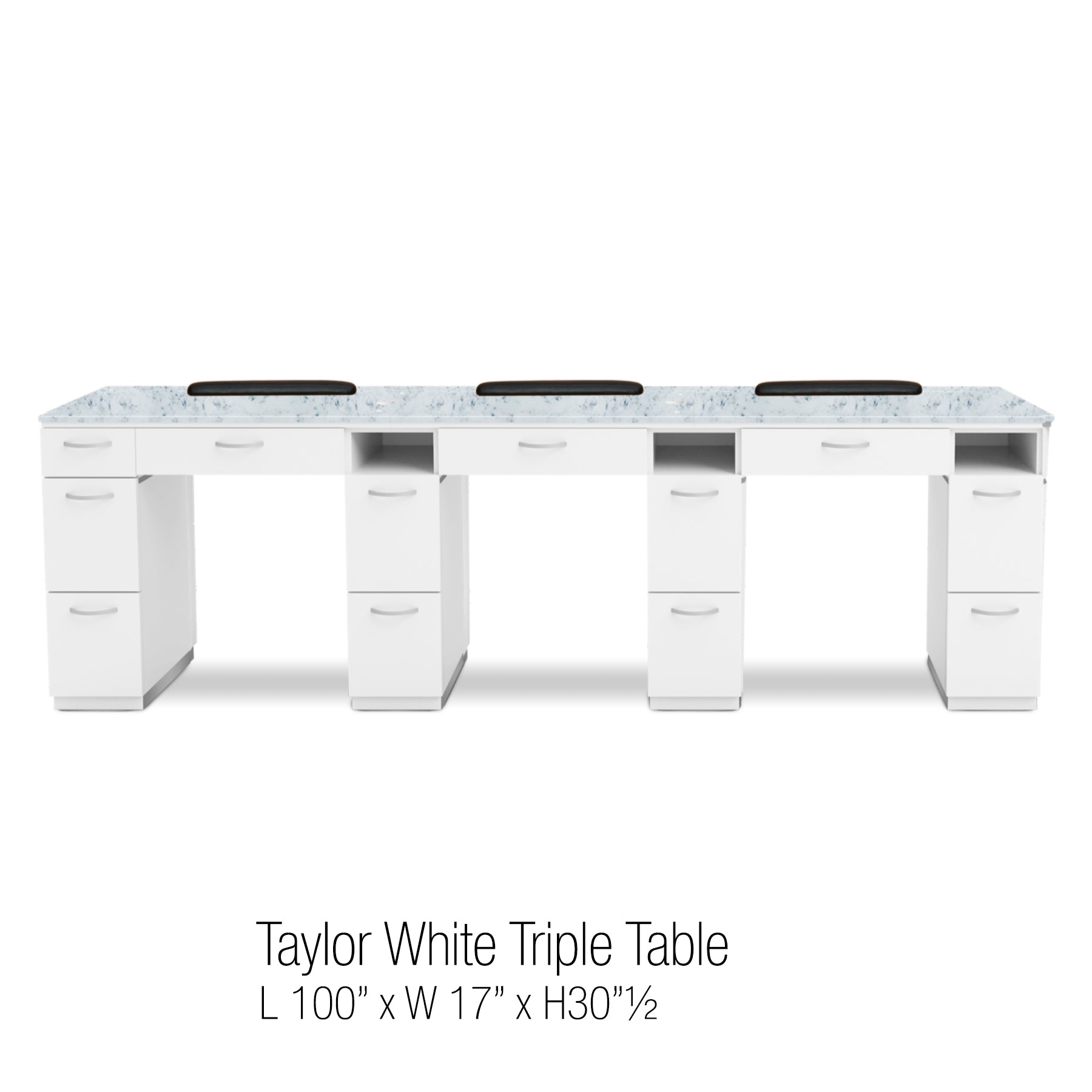 Taylor White Triple Table no UV