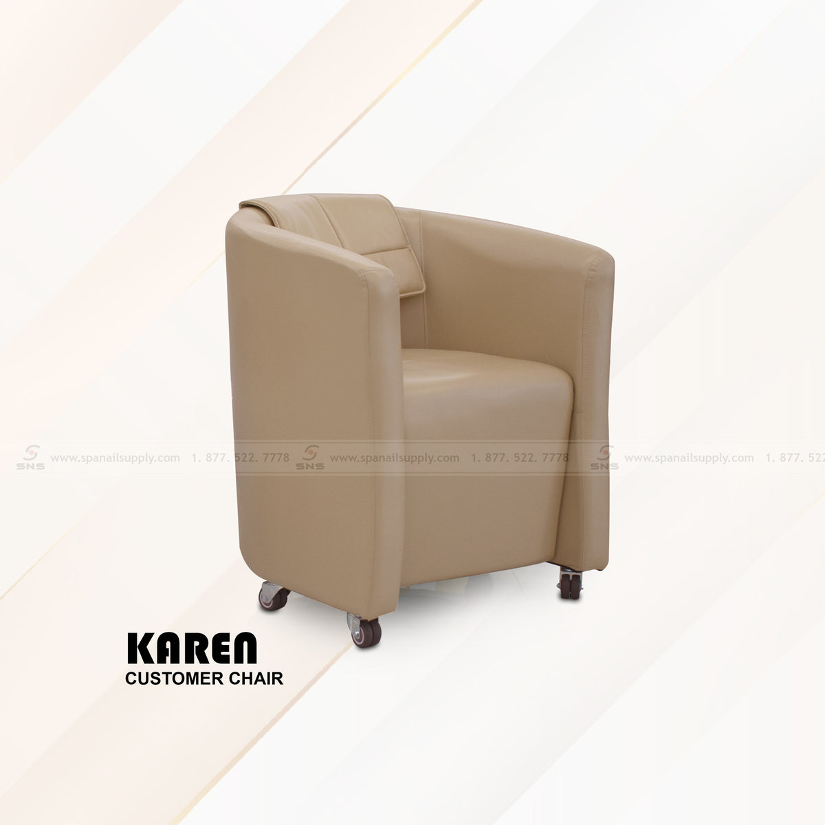 Karen Customer Chair Gold