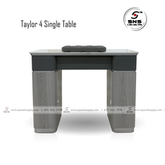 Taylor 4 Single Table - Silver