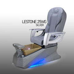 Premium - LeStone 25 Silver Pedicure Chairs