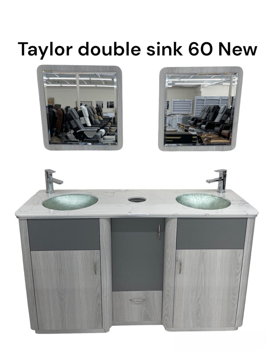 Taylor 3 Double Sink 60 NEW - Sink Under